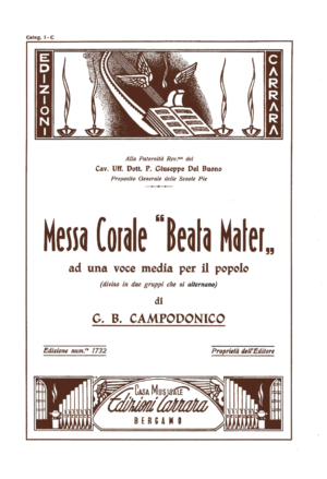 Messa Corale “Beata Mater”