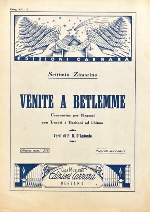 VENITE A BETLEMME