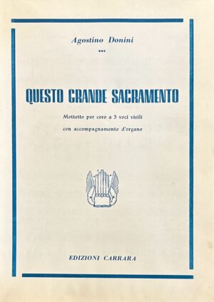 QUESTO GRANDE SACRAMENTO