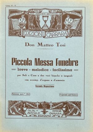 PICCOLA MESSA FUNEBRE