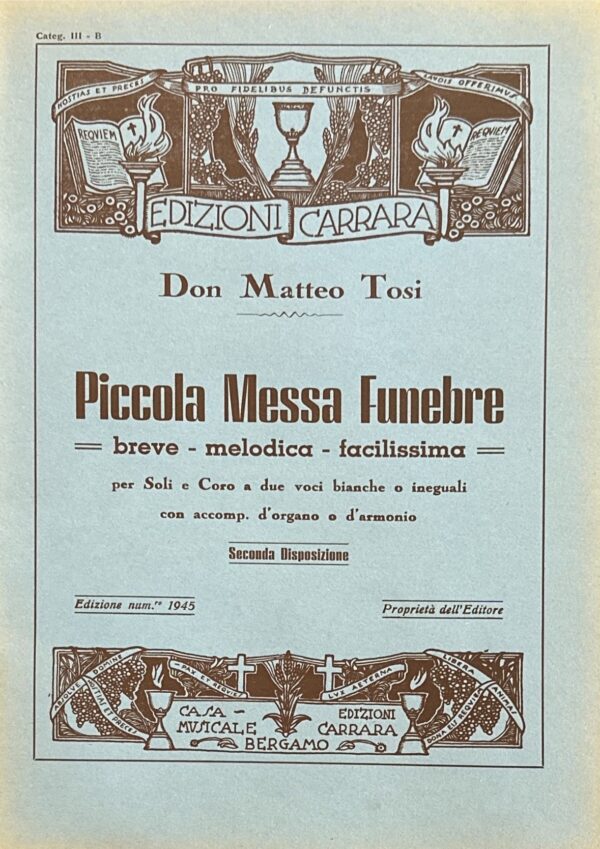 PICCOLA MESSA FUNEBRE