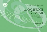 40 Solfeggi cantati - Appendice al I fascicolo.